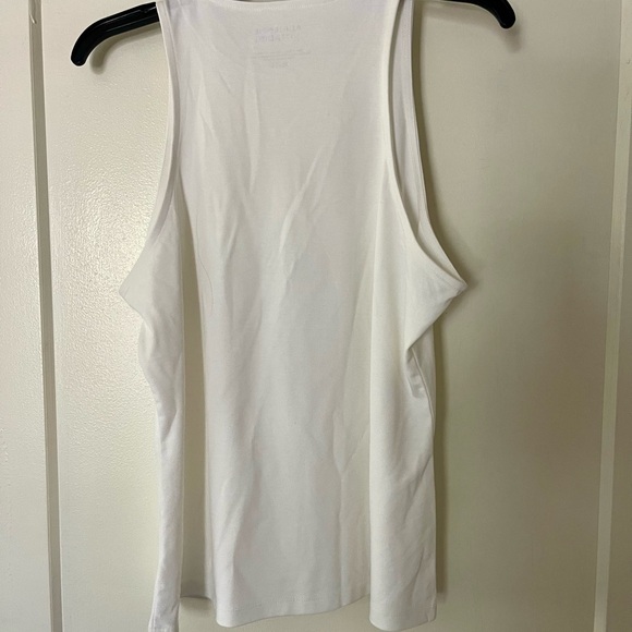 White High Neck Sleeveless Tank XL - Adrienne Vittadini - Picture 3 of 3